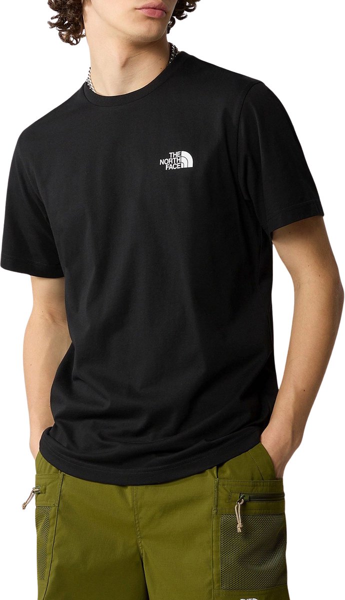 Small Box Tee Short Sleeve TShirt T-Shirts Zwart