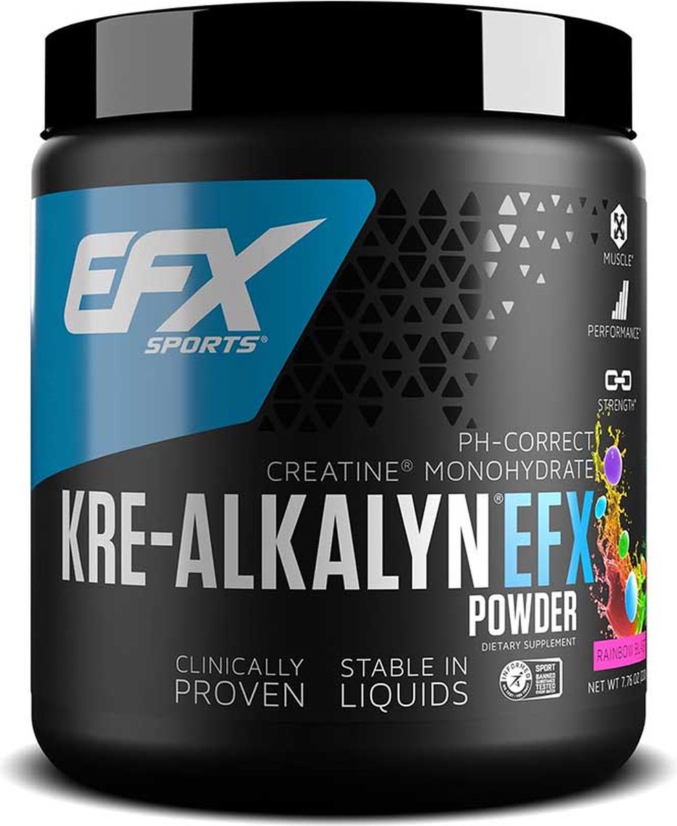 Goedkoopste Kre-Alkalyn EFX Powder 110gr Rainbow Blast