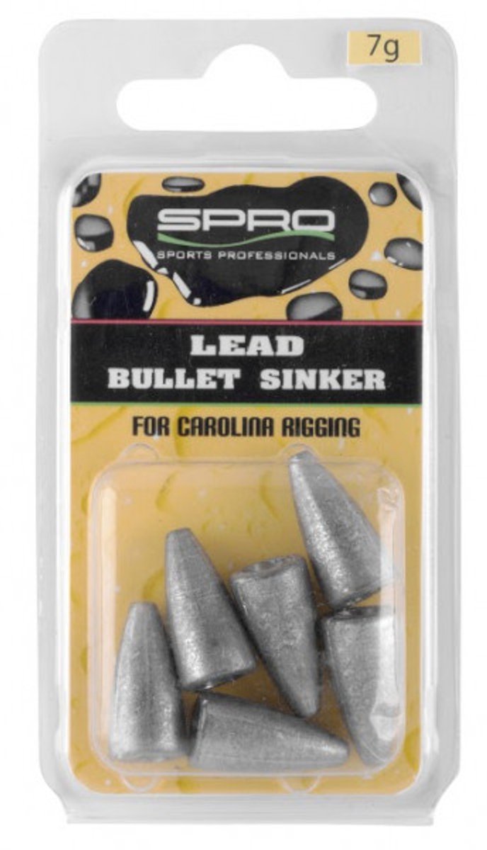 Spro Lead Bullet Sinkers 5.2g