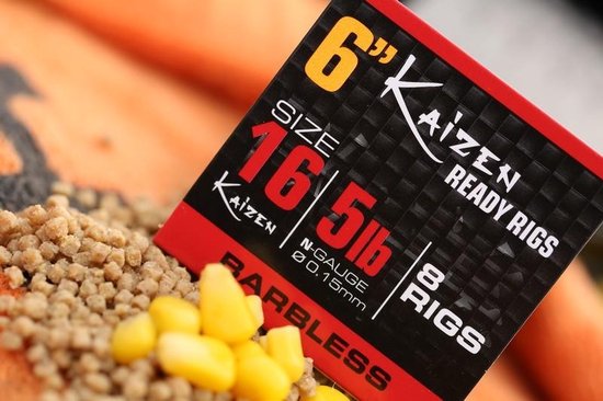 "Guru Kaizen Pole Rigs - 15 cm - Taille 18 - 0,13 mm -"