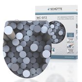 Bol.com SCHÜTTE WC-Bril 82593 ROUND DIPS - High Gloss - Duroplast - Soft Close - Afklikbaar - RVS-Scharnieren - Belastbaar tot 1... aanbieding