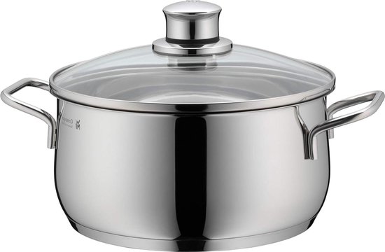 Jata Hogar HOLL2226 Schnellkochtopf aus Edelstahl, 6 Liter, für alle Küchen, Durchmesser 24 cm