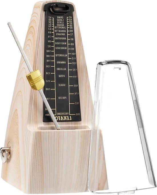ZYWUOY Mechanische metronoom, digitaal metronoom, metronoom voor gitaar