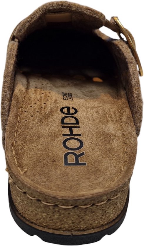 Rohde 6012 17 Dames Pantoffels Open - Beige - 37