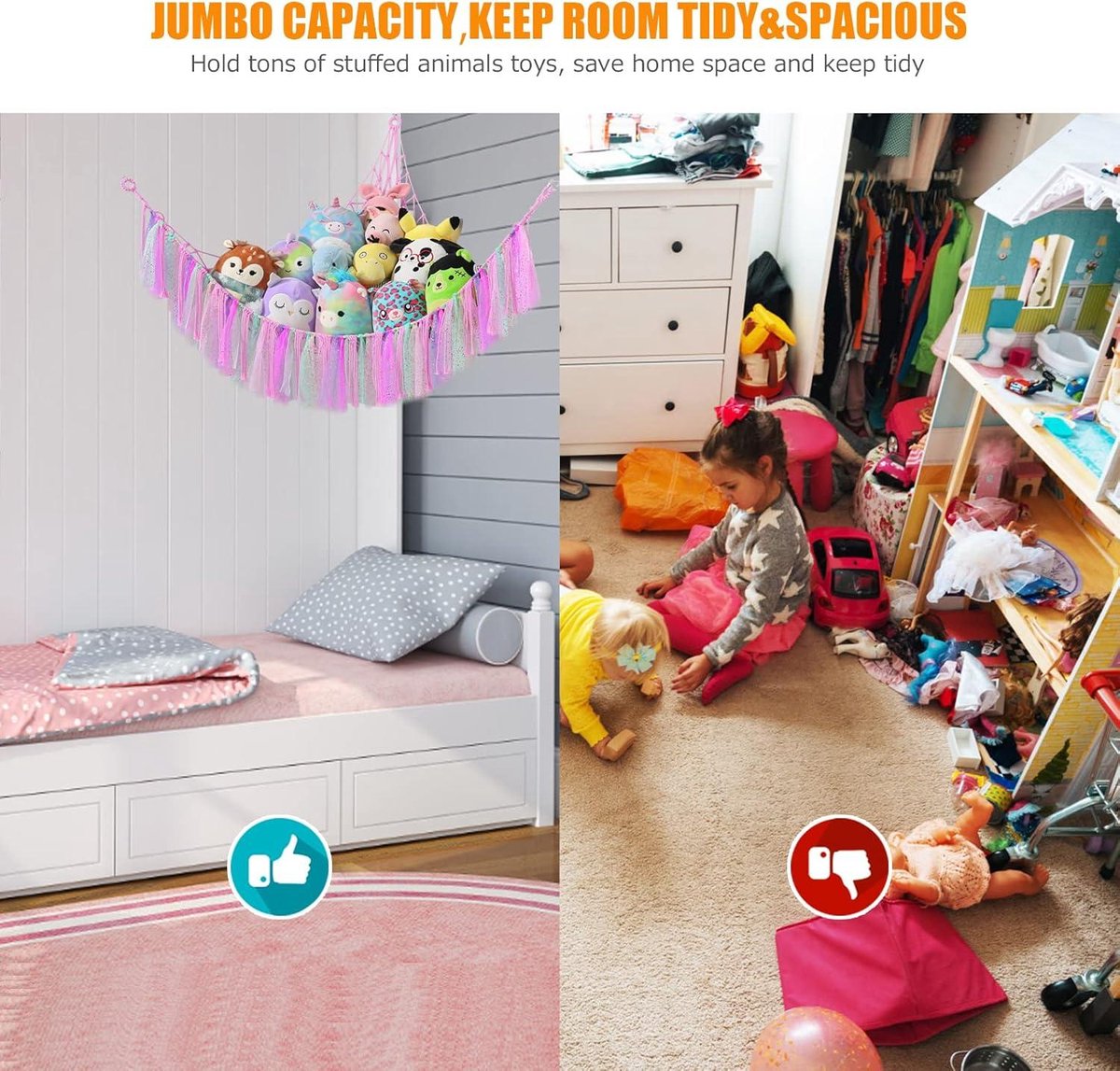 Opbergzak - opbergzak speelgoed - Speelgoedhangmat - Knuffels Hangmatopslag Knuffel - netto zak - 1 Stuks Wit 20*20*20 (Speelgoed niet inbegrepen Opbergzak - opbergzak speelgoed - Speelgoedhangmat - Knuffels Hangmatopslag Knuffel - netto zak - 1 Stuks Wit 20*20*20 (Speelgoed niet inbegrepen