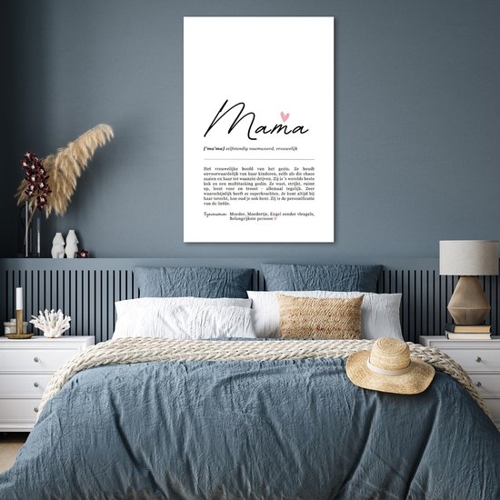 PosterMonkey - Poster - Woordenboek - Mama - Cadeau voor haar