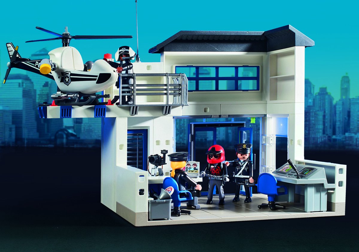 PLAYMOBIL Action Heroes 50YR Politiepost met voertuigen - 71602 — afbeelding 2