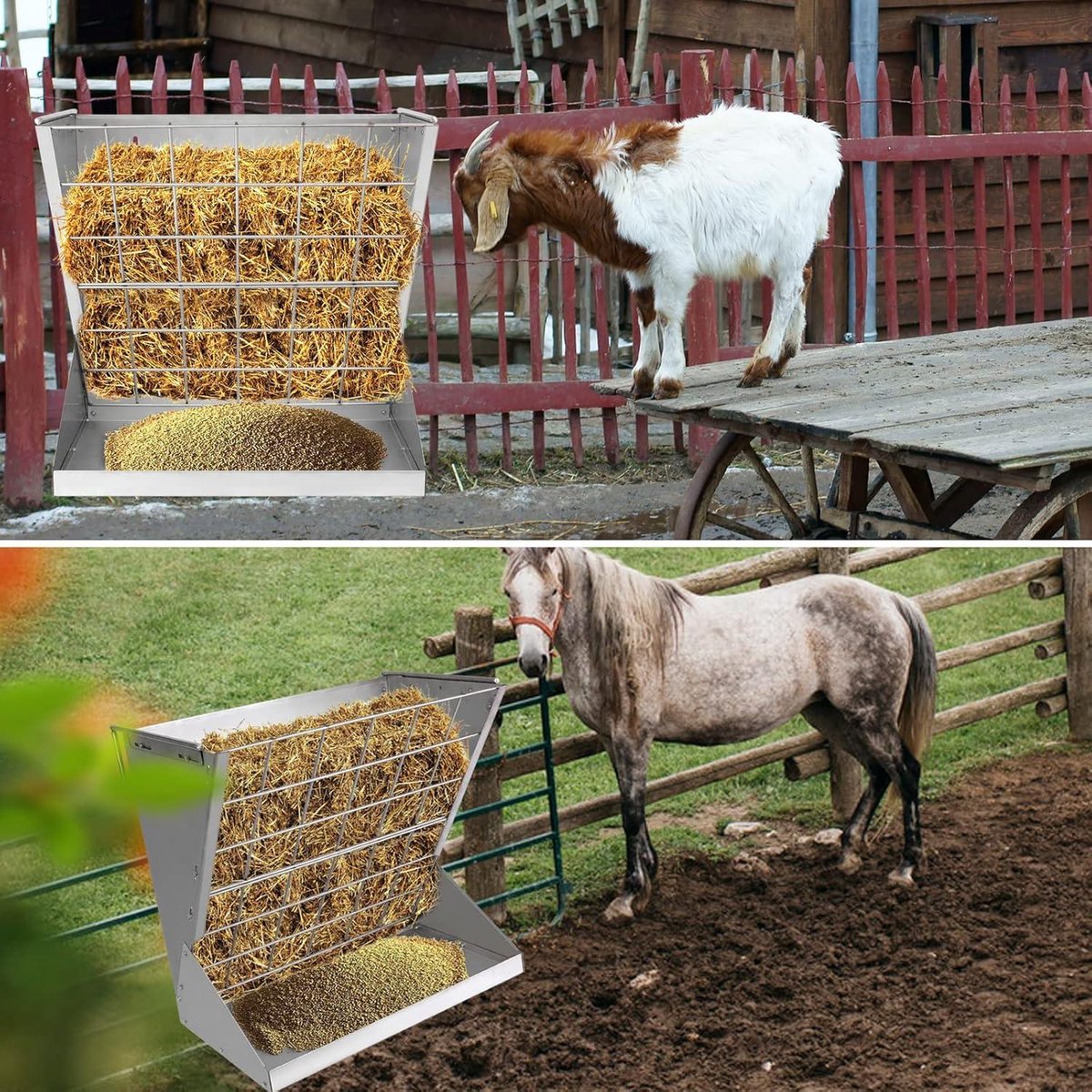 Slowfeeder hooinetten & hooizakken kopen Slowfeeder hooinetten & hooizakken kopen