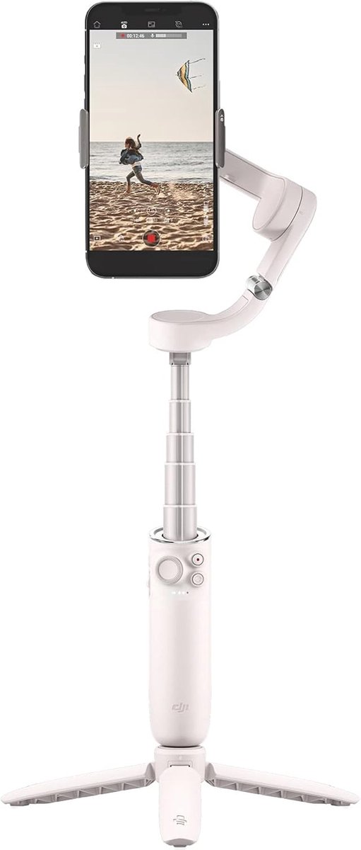 Smartphone Gimbal Stabilisator met Ingebouwde Uitschuifstang en ShotGuides