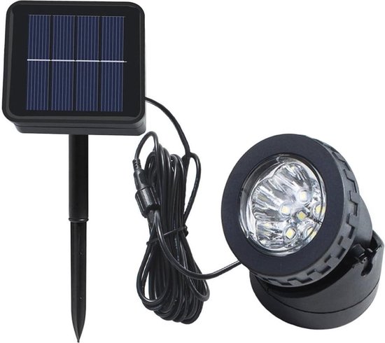 LED Solar Tuinspot op spie warm wit 3000K