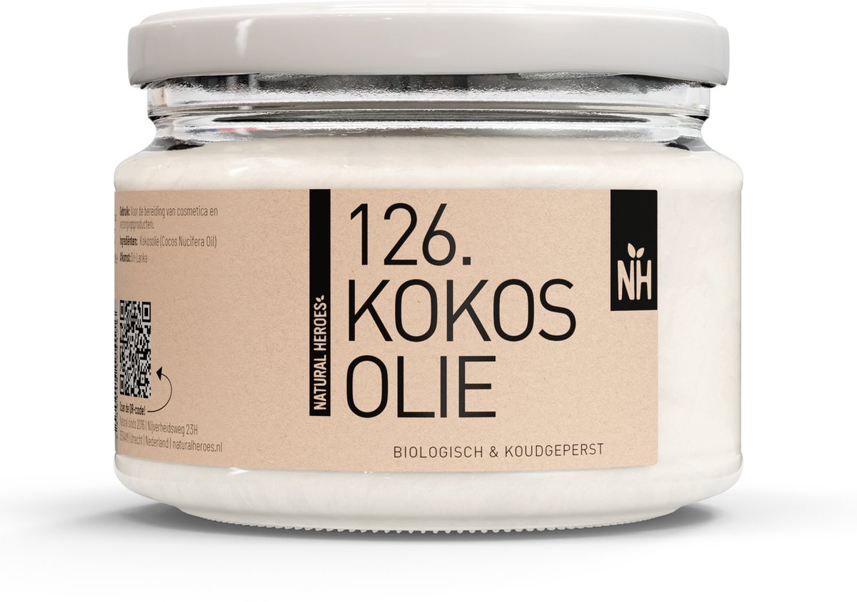 Natural Heroes - Kokosolie (Biologisch & Koudgeperst) 100 ml