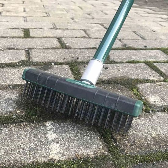 Telescopische Voegenborstel voor Onkruidbestrijding met Speciale Krabhaken - 84-140 cm — afbeelding 3
