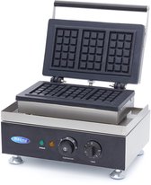 Buffalo Wafelijzer | Dubbel | Belgische Wafels (180mm) | 50°C/250°C