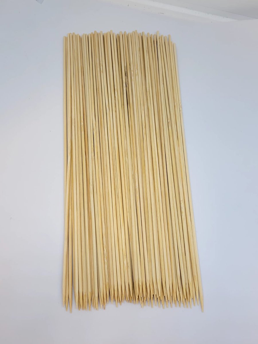 Jumada's - Extra Lange Bamboe Sat Stokjes - Set van 100 stuks - 30 cm - Satprikkers