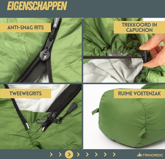 780g Mummieslaapzak voor Zomer met Anti-Klem Rits - Lichtgewicht en Compact van Quechua — afbeelding 4