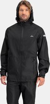 NOMAD® Premium Regenjas Heren | XL | Zwart | Zeer Waterdicht 15.000 Waterkolom | Getapete Naden | Zeer Ademend 10.000 g/m² | Jas met Capuchon