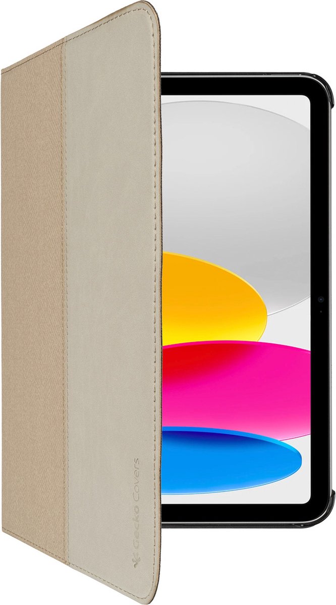 Gecko Easy-Click Apple iPad (2022) Book Case Crème