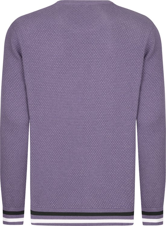 Felix Hardy Pull en Coton - Pull - Col Rond Homme Lilas - M