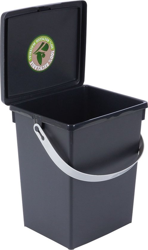 Opbergbox Zwart 5,5 l - Opbergdoos - Opslag Container | bol