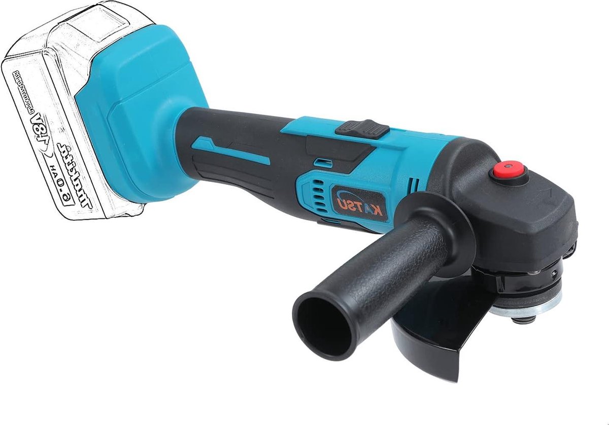 21V Draadloze Haakse Slijper 115mm 125mm Compact Formaat Snijden Slijpen Polijsten Batterijen Niet Inbegrepen