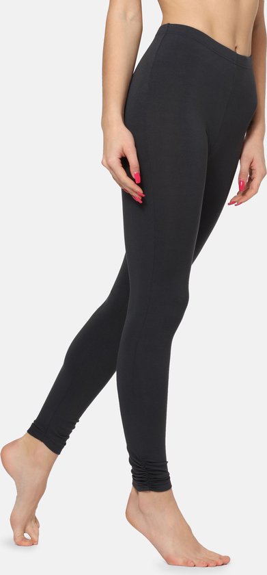 Merry Style Dames Leggings - Sport - Vrijetijdsbroek - Lang - Viscose - MS-MS10-345-LE - Grafiet - M