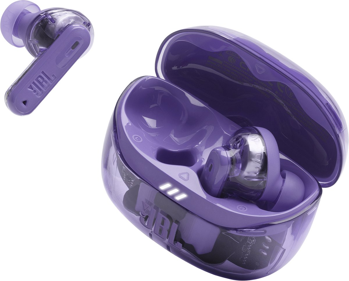 JBL Tune Beam 2 - Noise Cancelling Oordopjes - Ghost Purple thumbnail 4