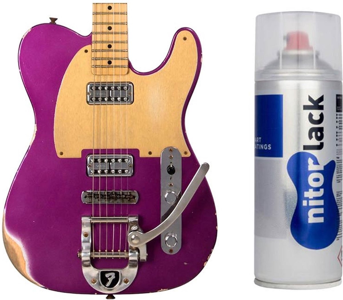 NitroLACK Nitrocellulose Lak - Paarse Metallic Afwerking voor Gitaren
