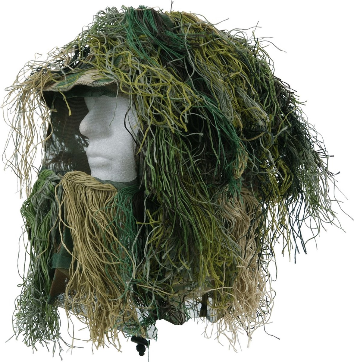 Ghillie Suit hoofddeksel, met gaasvenster