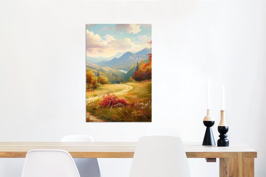 Tableau aluminium 40x60 cm - Décoration murale métal - Paysage - Illustration - Nature - Décoration murale métal salon - Décoration industrielle - Photo sur dibond - Accessoires industriels chambre