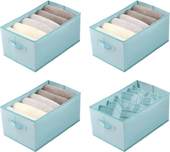 Kast Organizer Organisator Kledingkast Opbergdozen Organizer Kledingkast Organizer Jeans Broek Overhemden Trui Leggings T-shirts (8 roosters (40 x 25 x 20 cm Kast Organizer Organisator Kledingkast Opbergdozen Organizer Kledingkast Organizer Jeans Broek Overhemden Trui Leggings T-shirts (8 roosters (40 x 25 x 20 cm