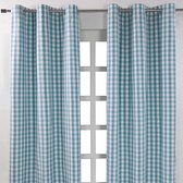 ggaimwf Ginga Geruite gordijnen, voor slaapkamer, UV, paars