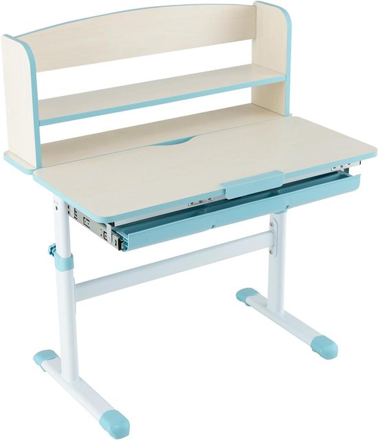 Kinderbureau tekentafel - ergonomisch in hoogte verstelbaar - schooltafel - Meubel Plein Kinderbureau tekentafel - ergonomisch in hoogte verstelbaar - schooltafel - Meubel Plein