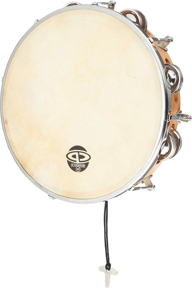 Afstembare 10 inch houten tambourine - CP391