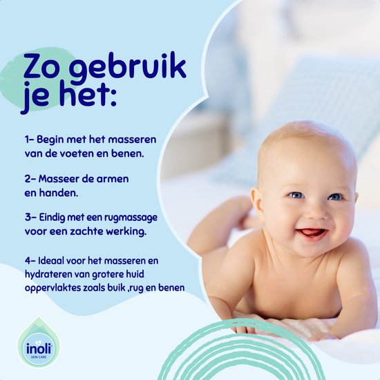 Inoli Skincare - Inoli Huidolie voor Droge en Gevoelige Huid - Lichaamsolie - Babybenodigdheden - 150ml van Inoli — afbeelding 5