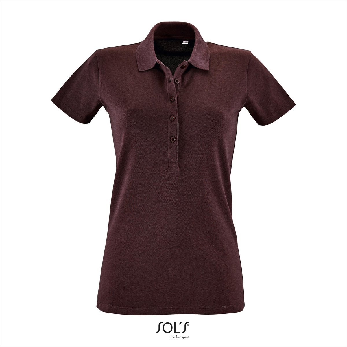 SOL'S Women´s Phoenix Polo L01709 - Heather Oxblood - XXL