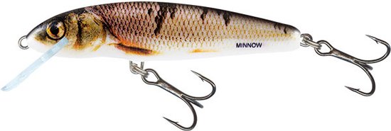 Salmo Minnow 7cm Sinking Holo Real Minno | Kunstaas — afbeelding 2