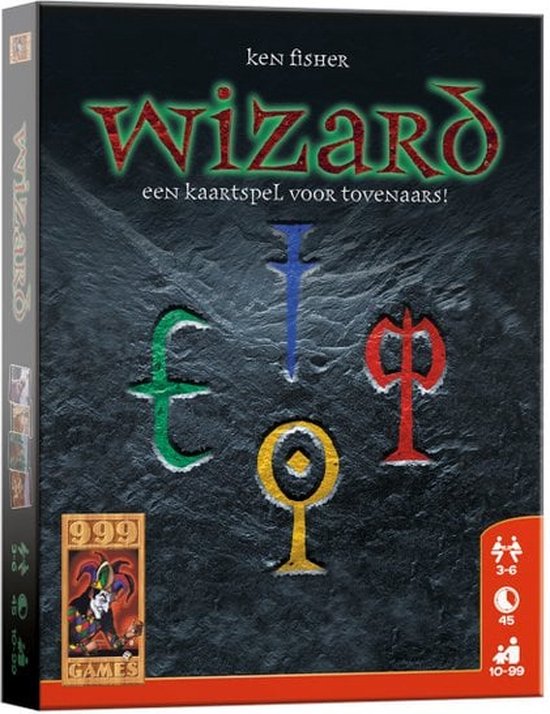 Foto: 999 games wizard kaartspel familiespel gezelschapsspel klein cadeautje kerstcadeau