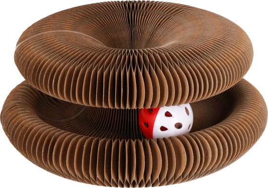 Krabpaal - 2 Etages - Voor Katten - Meubelbescherming - 35 x 34,5 x 47