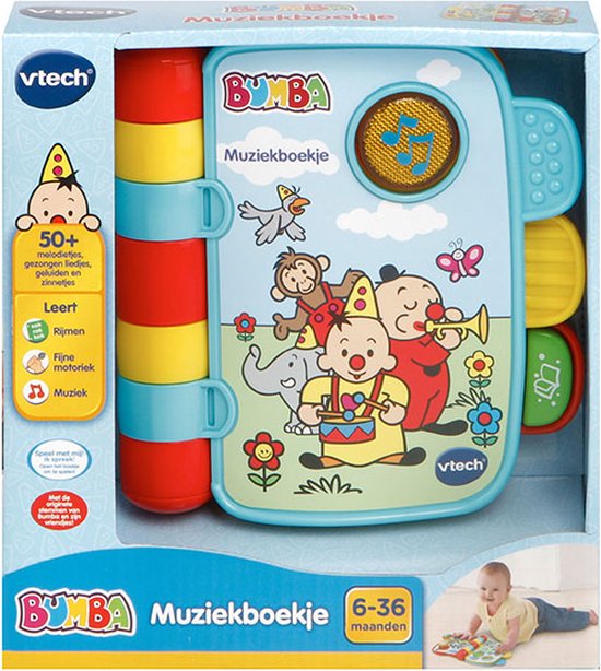 VTech Baby Bumba Muziekboekje - Educatief Babyspeelgoed - Liedjes en Rijmpjes - Cadeau - Van 6 tot 36 Maanden van Vtech — afbeelding 3