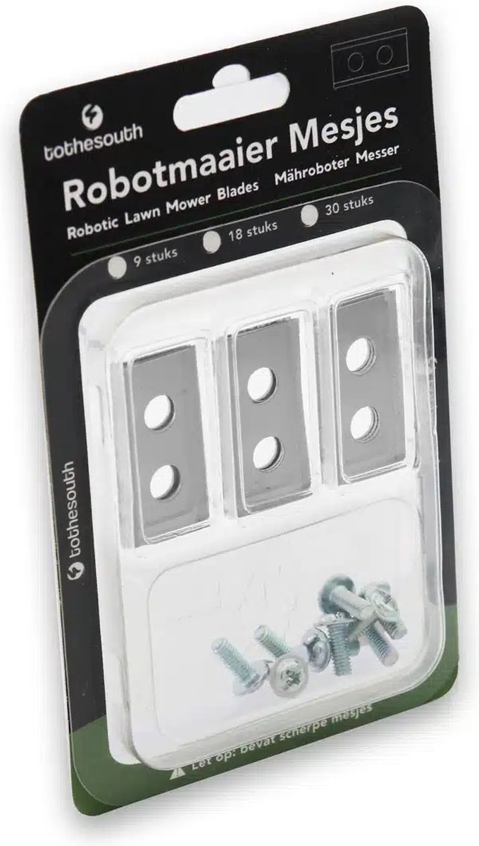 To the South® Robotmaaier mesjes staal geschikt voor Worx Landroid