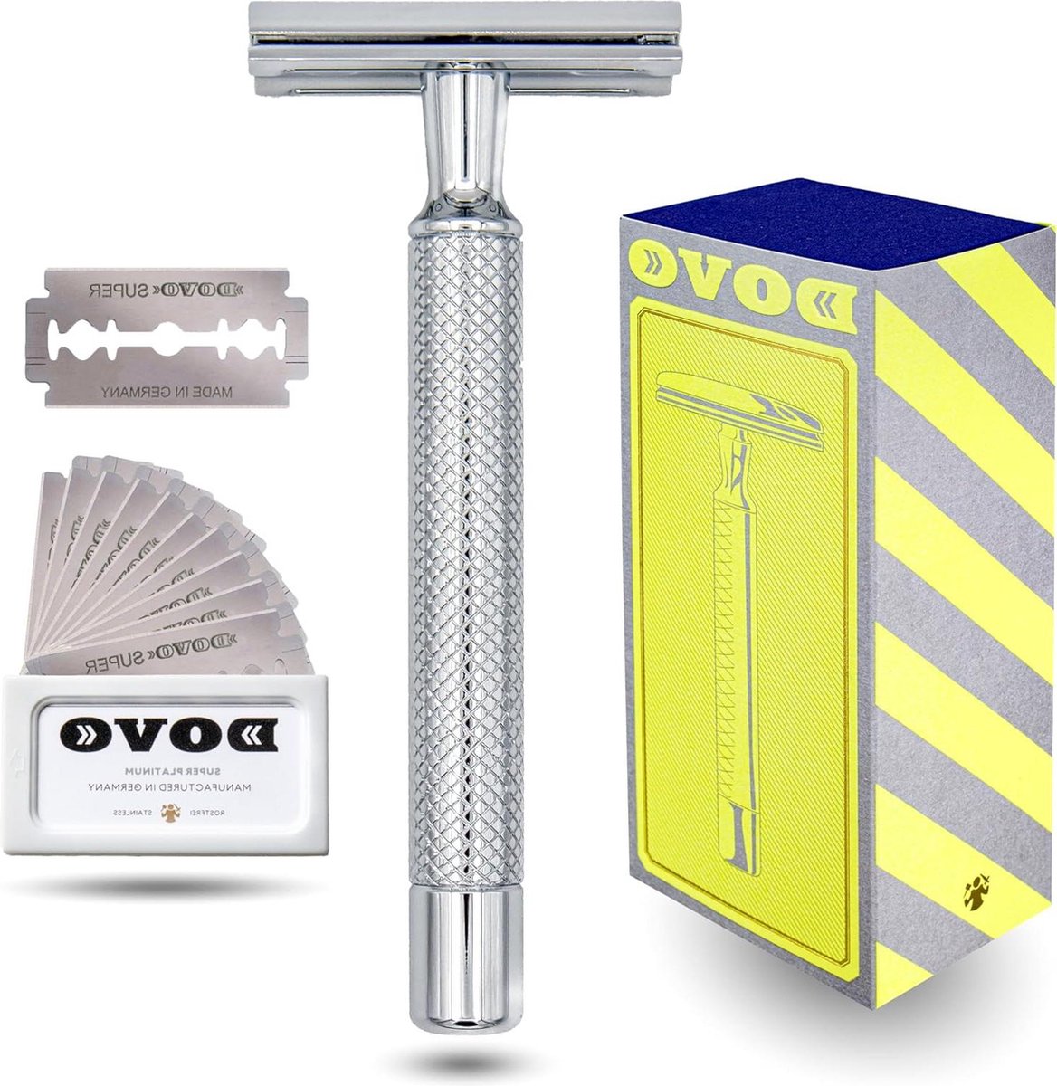 Primo Scheermes met Handvat en Fijn Patroon