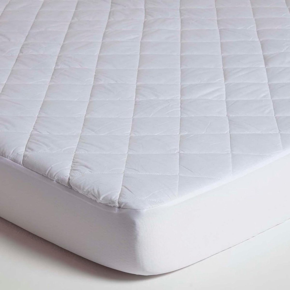 Diep gewatteerde waterdichte matrasbeschermer 140 x 200 cm - Hypoallergeen - Öko-Tex - Wasbare matrastopper met elastiek - 30 cm rok - Dubbele Euro matrasbeschermer 140x200