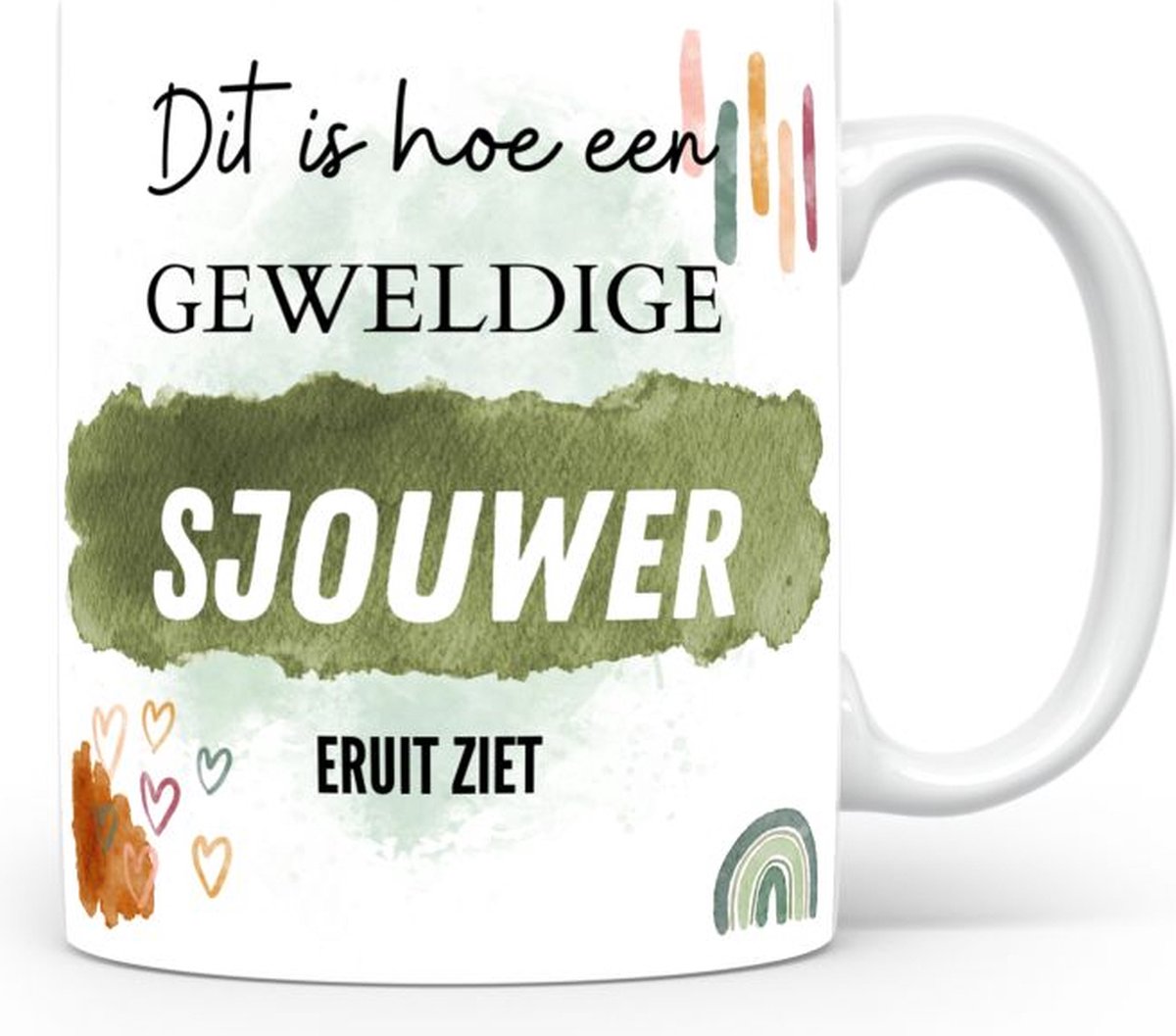Mok bedrukken met beroep Sjouwer