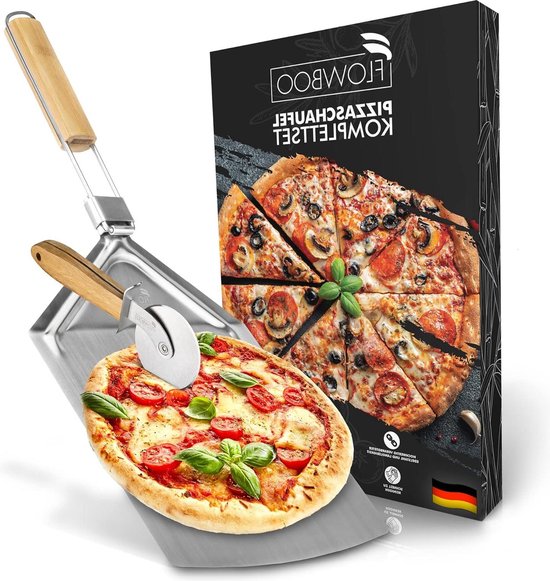 Cortenstaal onderstel incl. speciale pizzascheppen houder afmeting 180x80cm met keramisch