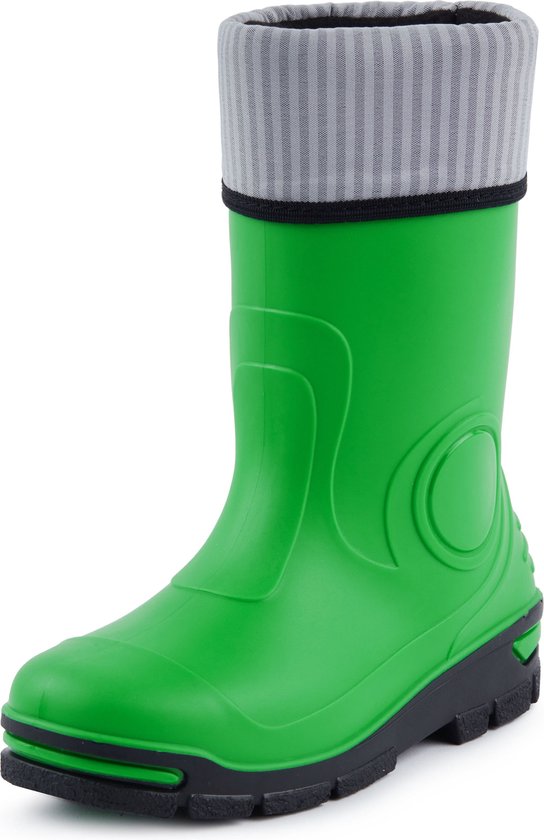 Ladeheid Kinder Regenlaarzen - Jongens Meisjes Antislip Zool - PVC - LA-RB-465 - Groen - 27/28