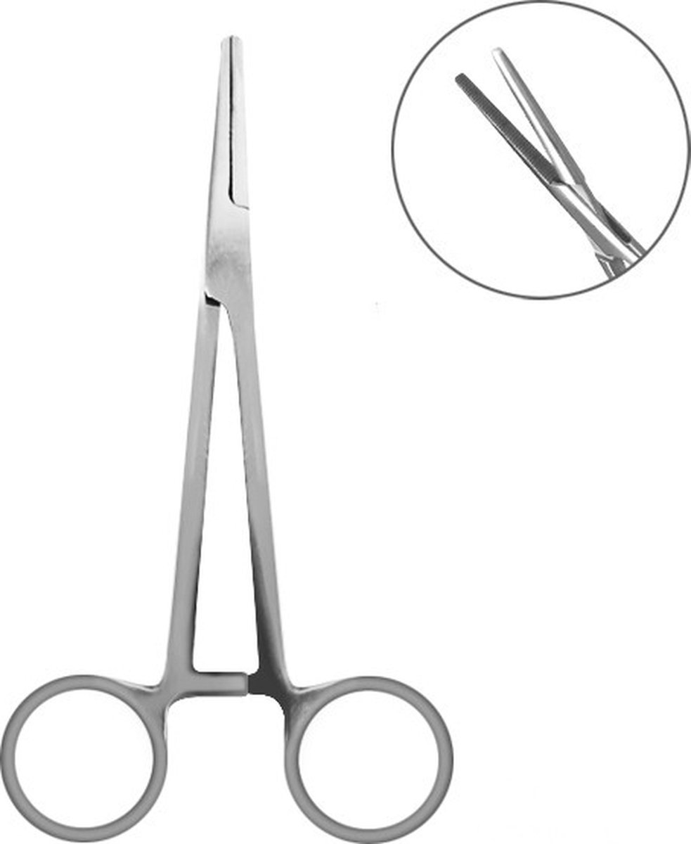 Delphin Straight Forceps | 15cm