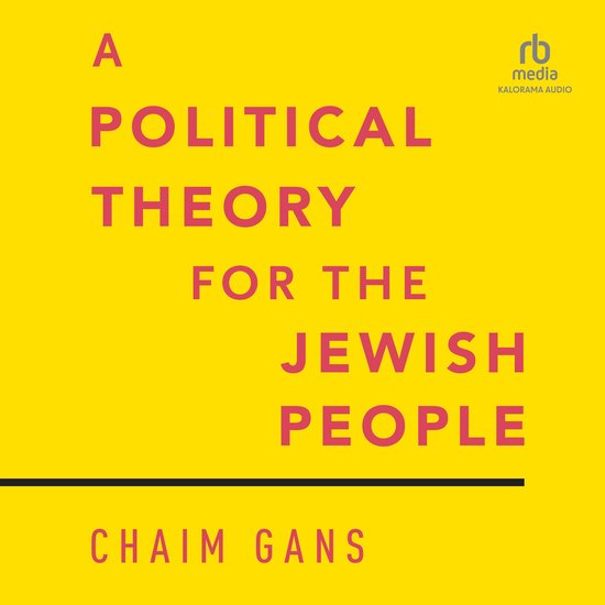 A Political Theory for the Jewish People - cover