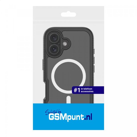 Coque MagSafe transparente pour iPhone 16 Pro Max avec protection d'écran de con