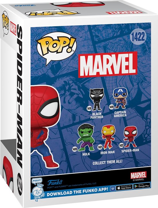 Funko Pop! Marvel: Spider-Man #1422 (New Classics) | bol
