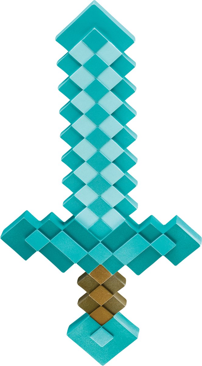 Minecraft Diamond Sword Weapon Kids - Turquoise speelgoedzwaard — afbeelding 7